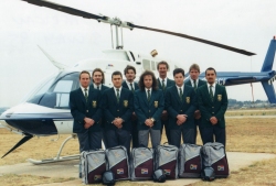 National competitor Chromy with 1995 team