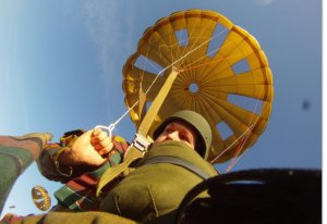 Military parachute jump